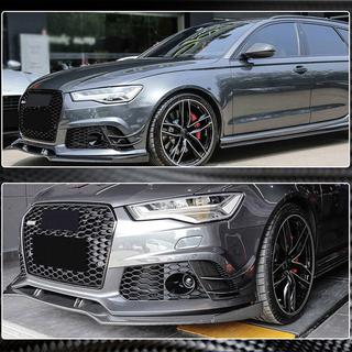 Nakładki na przedni zderzak (do RS6, 4 szt, Carbon) zdjęcia 4