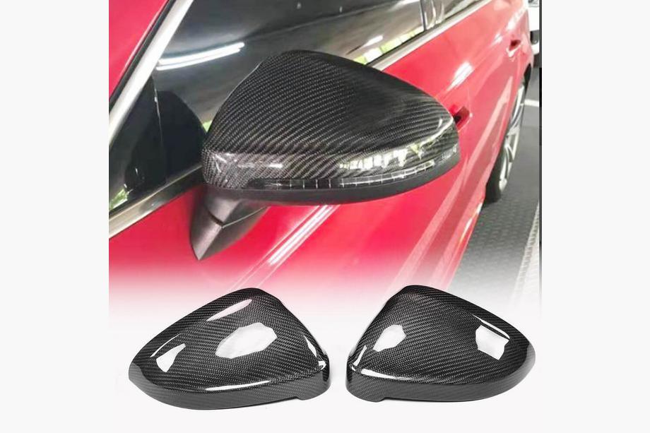 Audi A4 B9 2015-2024 Nakładki Lusterek V2 (2015-2019, Carbon) Image