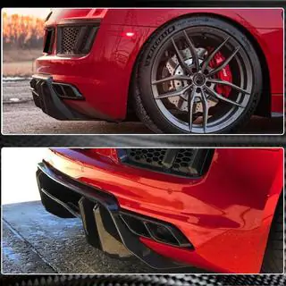 Dyfuzor tylnego zderzaka V1 (2015-2020, Carbon) zdjęcia 3