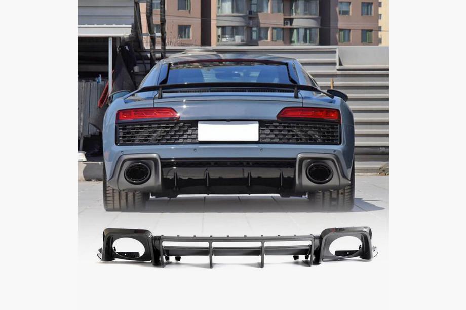 Audi R8 2015- Dyfuzor tylny V2 (do Spyder 2020+, Carbon) Image
