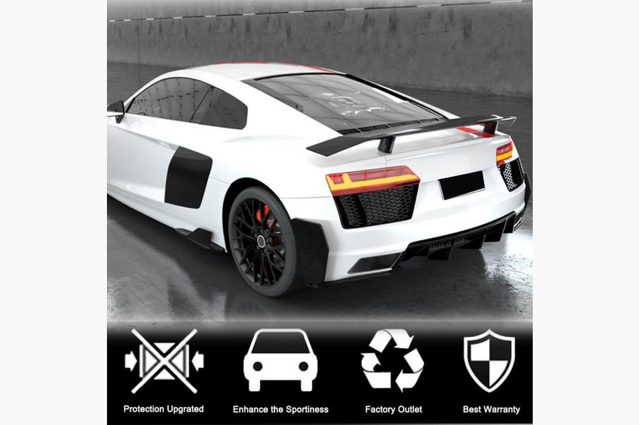 Audi R8 2015- Spoiler tylnej klapy bagażnika (FRP) Zdjęcia 3