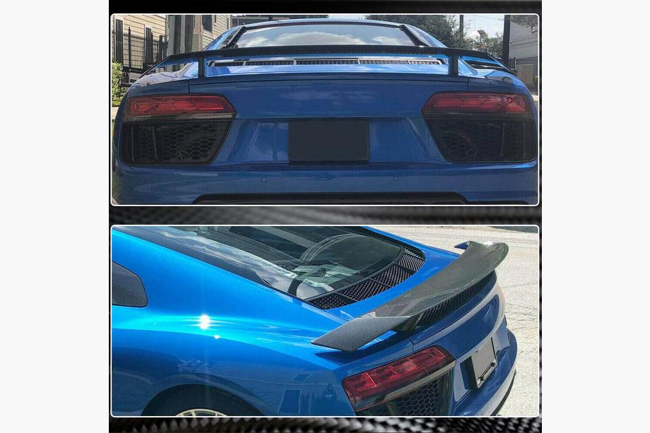 Audi R8 2015- Spoiler tylnej klapy bagażnika (FRP) Zdjęcia 5