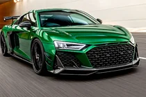 Audi R8 2015- Nakładka na przedni zderzak Lip V1 (Carbon) zdjęcia 1