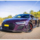 Audi R8 2015- Nakładka na Przedni Zderzak Lip V2 (2023+, Carbon) zdjęcia 3