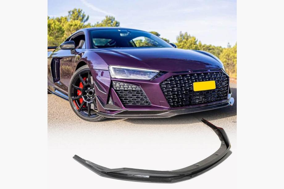 Audi R8 2015- Nakładka na Przedni Zderzak Lip V2 (2023+, Carbon) Image