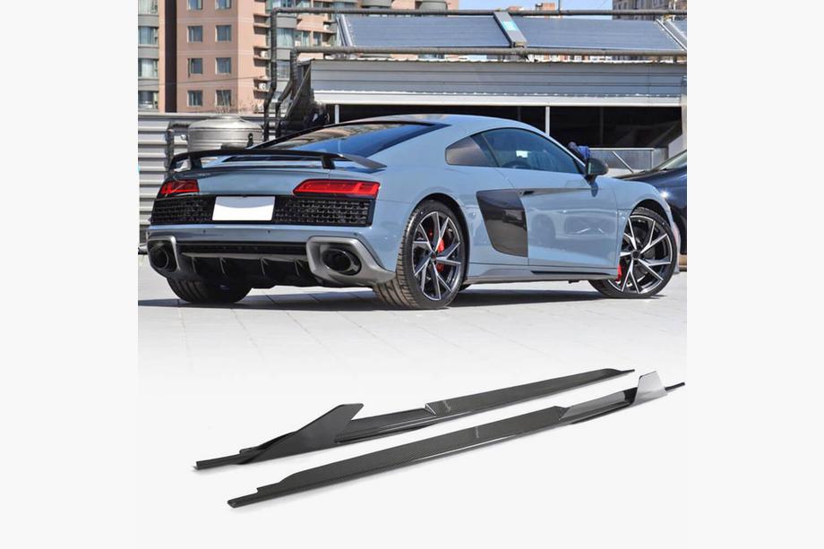 Audi R8 2015- Progi Boczne V2 (Carbon) Image