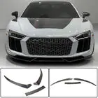 Audi R8 2015- Nakładka na przedni zderzak Lip V1 (2015-2020, Carbon) zdjęcia 1