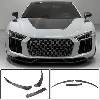 Nakładka na przedni zderzak Lip V1 (2015-2020, Carbon) zdjęcia 1