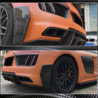 Audi R8 2015- Splittery tylnego zderzaka V1 (2015-2020, Carbon) zdjęcia 4