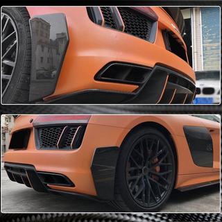 Splittery tylnego zderzaka V1 (2015-2020, Carbon) Audi R8 2015- zdjęcia 4
