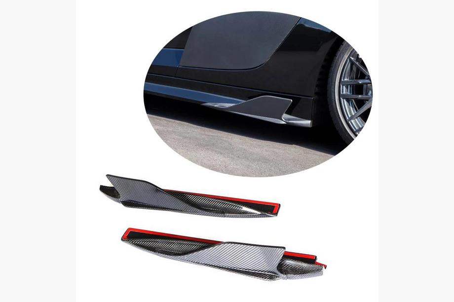 Audi R8 2015- Splittery progowe (Carbon) V2 Image
