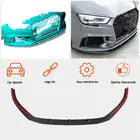 Audi A3 2012-2020 Dokładki lip spoilera przedniego zderzaka V5 (do RS3 Sedan 2017-2020, karbon) zdjęcia 2