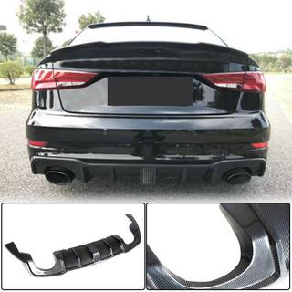 Dyfuzor tylnego zderzaka z lampą stop LED V2 (do RS3 2017-2019, Carbon) Audi A3 2012-2020 zdjęcia 1
