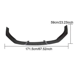 Dokładki przedniego zderzaka V4 (do RS3 Sedan 2017-2020, Carbon) zdjęcia 2