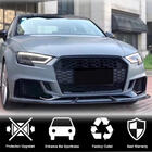 Audi A3 2012-2020 Splittery dokładki przedniego zderzaka V3 (do RS3 Sedan 2017-2020, Carbon) zdjęcia 2