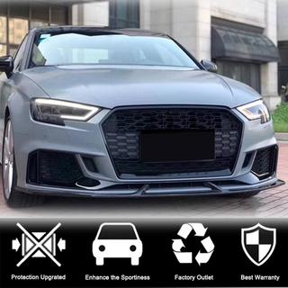 Splittery dokładki przedniego zderzaka V3 (do RS3 Sedan 2017-2020, Carbon) zdjęcia 2