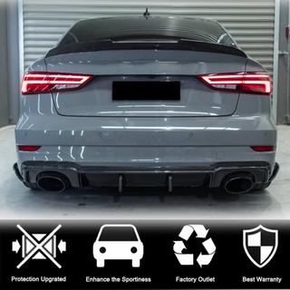 Dyfuzor tylnego zderzaka V1 (do RS3 Sedan 2017-2019, Carbon) Audi A3 2012-2020 zdjęcia 3