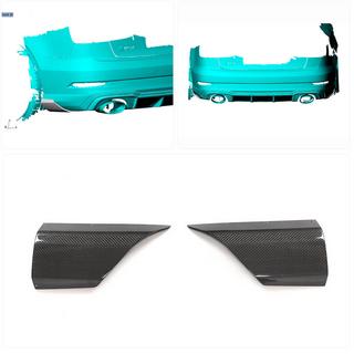 Flapy tylnego zderzaka (do RS3 Sedan 2017-2019, Carbon) Audi A3 2012-2020 zdjęcia 2