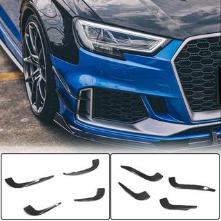 Dokładki przedniego zderzaka V2 (do RS3 Sedan 2017-2020, Carbon) zdjęcia 1