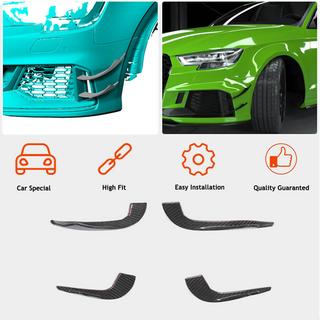 Dokładki przedniego zderzaka V2 (do RS3 Sedan 2017-2020, Carbon) zdjęcia 2