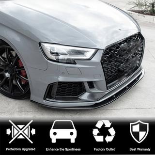 Dokładki przedniego zderzaka V1 (do RS3 Sedan 2017-2020, Carbon) Audi A3 2012-2020 zdjęcia 3