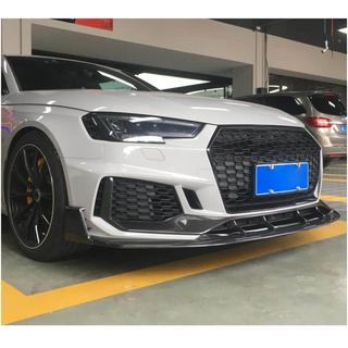 Nakładka Zderzaka Przedniego Lip V1 do RS4 Avant 2019-2021 Carbon zdjęcia 3
