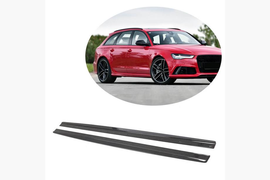 Audi A6 C7 2011-2017 Progi Boczne Carbon (do RS6 Avant 2013-2016) Image