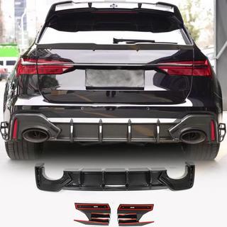 Tylny Dyfuzor Zderzaka (do RS6, Carbon) zdjęcia 1