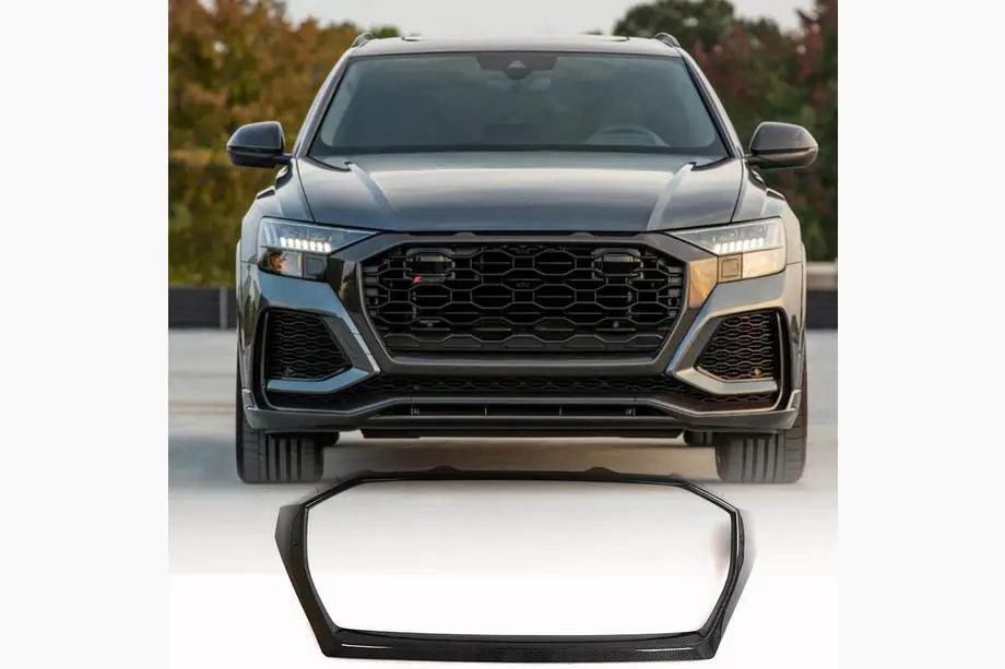 Audi Q8 2018- Obramowanie grilla przedniego do RSQ8 Carbon Image