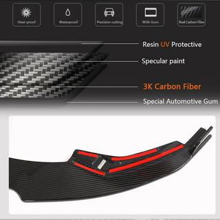Dokładka przedniego zderzaka lip (do S-Line Sedan 2020-2023, carbon) zdjęcia 4