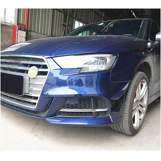 Dokładki przedniego zderzaka (do S-Line Sedan 2017-2020, Carbon) Audi A3 2012-2020 zdjęcia 2