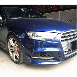 Dokładki przedniego zderzaka (do S-Line Sedan 2017-2020, Carbon) Audi A3 2012-2020 zdjęcia 3