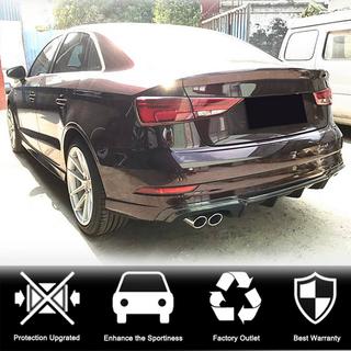 Dyfuzor tylnego zderzaka V5 (do S-Line Sedan 2017-2020, Carbon) Audi A3 2012-2020 zdjęcia 2