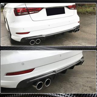 Dyfuzor tylnego zderzaka V5 (do S-Line Sedan 2017-2020, Carbon) Audi A3 2012-2020 zdjęcia 4
