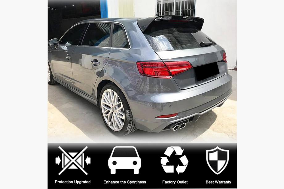 Audi A3 2012-2020 Spoiler V2 (do S-Line HB, Carbon) Zdjęcia 2