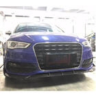 Audi A3 2012-2020 Nakładka na przedni zderzak Lip V1 do S-Line 2012-2016 HB, Carbon zdjęcia 2