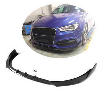 Nakładka na przedni zderzak Lip V1 do S-Line 2012-2016 HB, Carbon Audi A3 2012-2020 zdjęcia 1