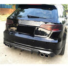 Audi A3 2012-2020 Dyfuzor tylnego zderzaka V1 (do S-Line HB 2012-2016, Carbon) zdjęcia 3