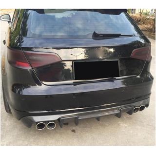Dyfuzor tylnego zderzaka V1 (do S-Line HB 2012-2016, Carbon) Audi A3 2012-2020 zdjęcia 2