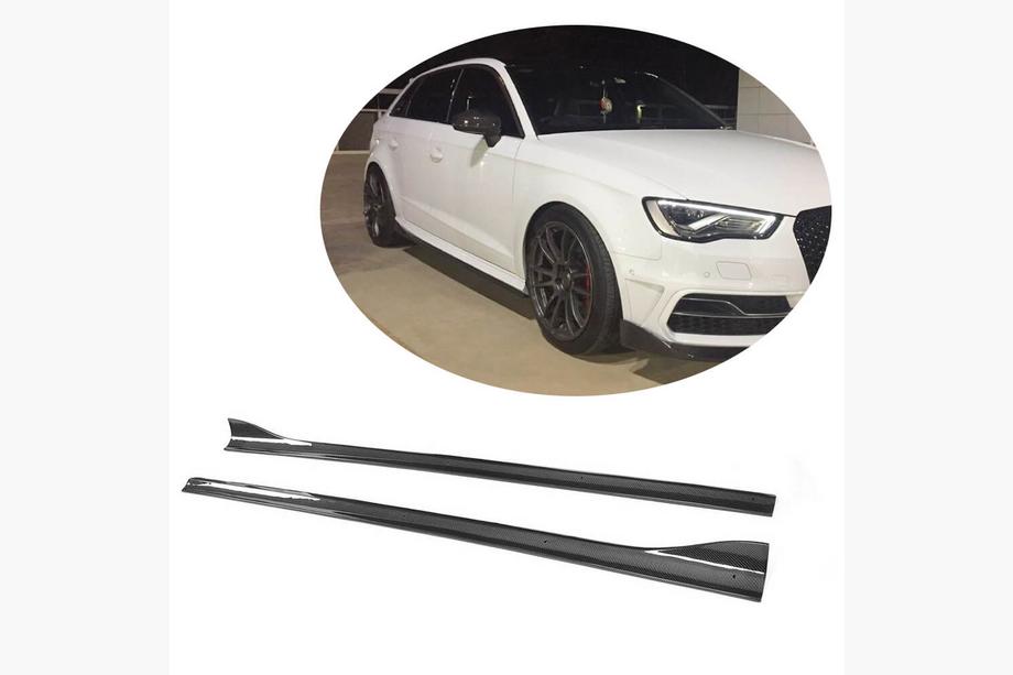 Audi A3 2012-2020 Progi Boczne (do S-Line HB 2012-2016, Carbon) Image