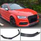 Audi A3 2012-2020 Dokładka przedniego zderzaka Lip V3 (do S-Line Sedan 2012-2016, Carbon) zdjęcia 1