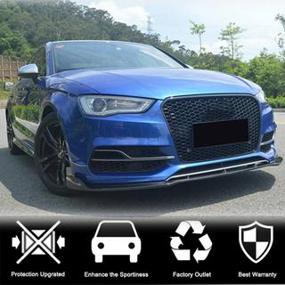 Dokładka przedniego zderzaka Lip V3 (do S-Line Sedan 2012-2016, Carbon) Audi A3 2012-2020 zdjęcia 2