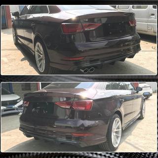 Dyfuzor tylnego zderzaka V4 (do S-Line Sedan 2017-2020, Carbon) Audi A3 2012-2020 zdjęcia 4