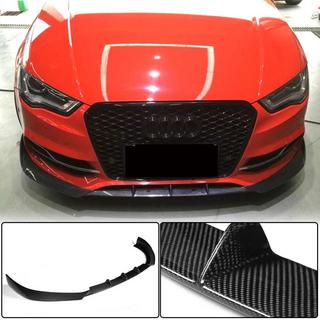 Dokładka przedniego zderzaka Lip V2 (do S-Line Sedan 2012-2016, Carbon) Audi A3 2012-2020 zdjęcia 1