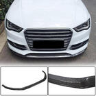 Audi A3 2012-2020 Dokładka przedniego zderzaka Lip V1 (do S-Line Sedan 2012-2016, Carbon) zdjęcia 1