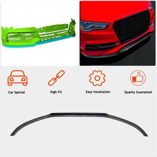 Dokładka przedniego zderzaka Lip V1 (do S-Line Sedan 2012-2016, Carbon) Audi A3 2012-2020 zdjęcia 2