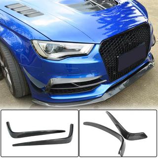 Nakładki na halogeny (do S-Line Sedan 2012-2016, Carbon) Audi A3 2012-2020 zdjęcia 1
