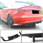 Audi A3 2012-2020 Dyfuzor tylnego zderzaka V3 (do S-Line Sedan 2012-2016, Carbon) zdjęcia 1