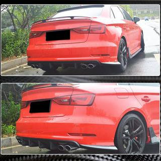 Dyfuzor tylnego zderzaka V3 (do S-Line Sedan 2012-2016, Carbon) Audi A3 2012-2020 zdjęcia 3