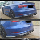 Audi A3 2012-2020 Dyfuzor tylnego zderzaka V1 (do S-Line Sedan 2012-2016, Carbon) zdjęcia 3